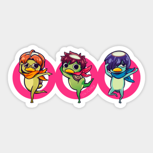 Sarazanmai trio Sticker